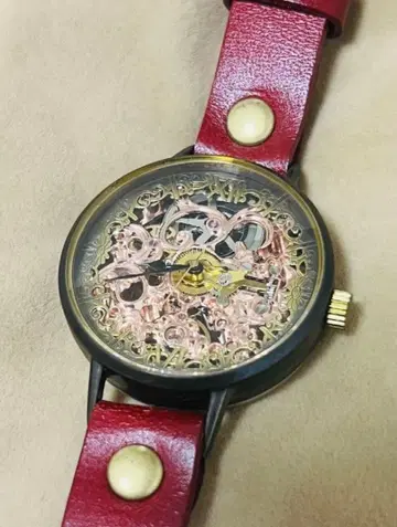 [ 미사용 새상품 ] 무라 수동 와인딩 시계 핸드메이드 워치