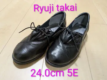 Ryuuji Takai 블랙 로퍼 24.0cm 5E