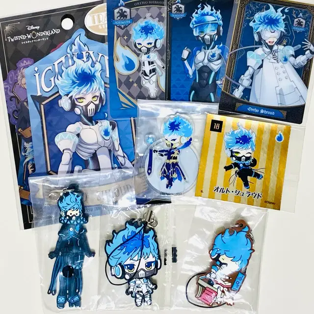 디즈니 트위스테 오르토 아크릴스탠드 이치방쿠지 러버스트랩 스티커 카드