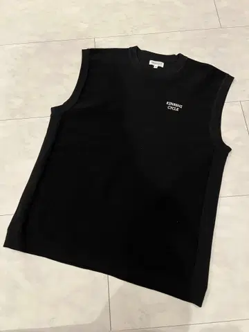 KINASHI CYCLE 기나시 사이클 슬리브리스 상의 블랙