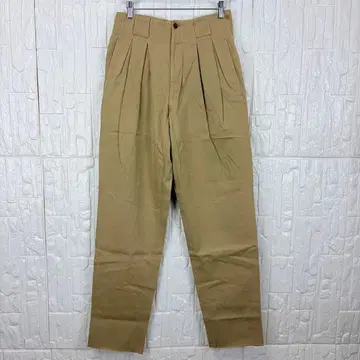 이탈리아제 미 실루엣 성인 2턱 테이퍼드 팬츠 치노 46 [ g37 ]