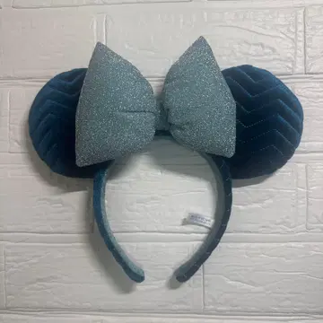 미키마우스 모양 머리띠 다크 블루