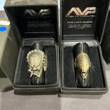 Alien vs Predator 실버 반지 세트