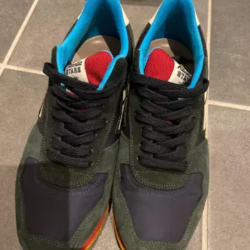 다크 그린/네이비 스니커즈