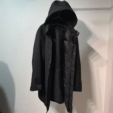 [ 미사용 ] 유니클로 하이브리드 다운 코트 XL 블랙