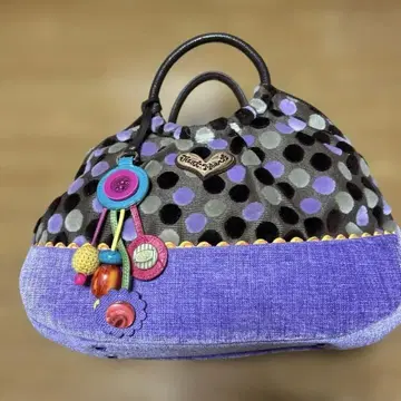 싱크비 물방울 패턴 핸드백