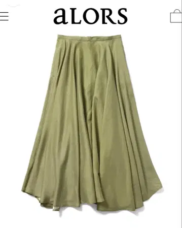 aLORS paris Jupe Laura 카키 사이즈 0