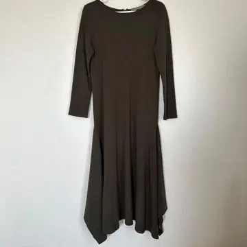 올리브 그린 긴팔 티셔츠 원피스 울 100% theoryluxe