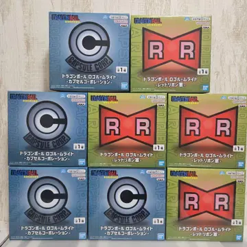 드래곤볼 로고 룸 라이트 레드 리본 군 캡슐 코퍼레이션