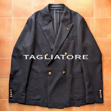 TAGLIATORE 블레이저 더블 GLEN DAKAR 네이비 자켓