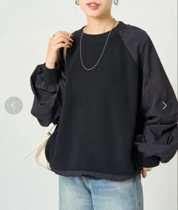 한정판 전개 천 도킹 니트 풀오버