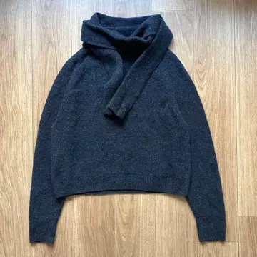 SEVEN TEN by mihokawahito 보타이 니트 리본 블루