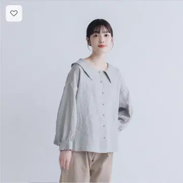 [ pot and tea ] 빅 칼라 셔츠