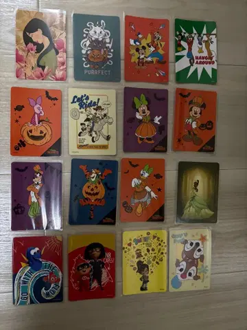 디즈니 스토어 가위바위보 카드 낱개 판매 가능