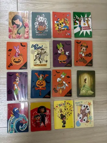 디즈니 스토어 가위바위보 카드 낱개 판매 가능