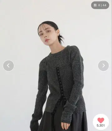 LIAN 후크 뷔스티에 세트 니트