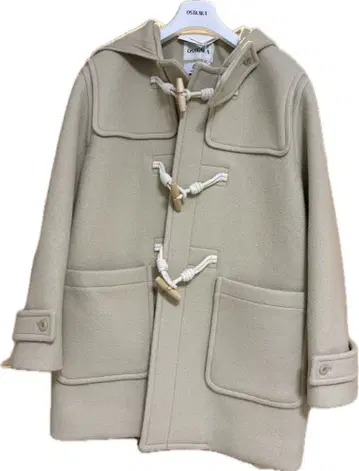 OSTKAKA 베이지 더플 코트 F 사이즈