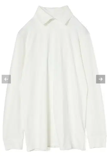 미즈이로 인드 셔츠 칼라 하이넥 풀오버