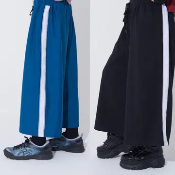 Eve 하라페코 상점 harapeco 릴랙스 와이드 팬츠 블랙