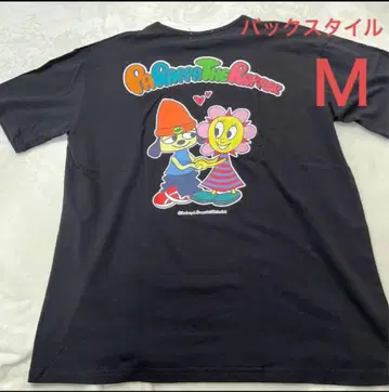 파라파라 래퍼 반팔 T셔츠 원포인트 자수 완판템