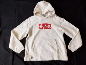 Chums 참스 후드 맨투맨 L 카타카나 멜란지