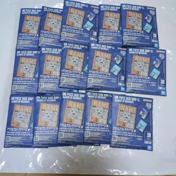 원피스 베이스샵 아크릴 블록 참 15개 미개봉 7월~9월