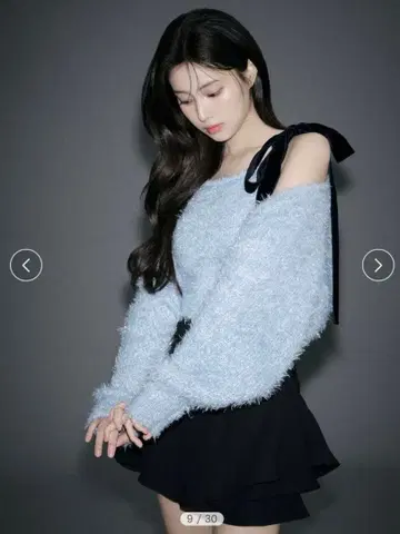 스나이델 레이어드 프릴 미니 스커트 숏 팬츠 블랙 S