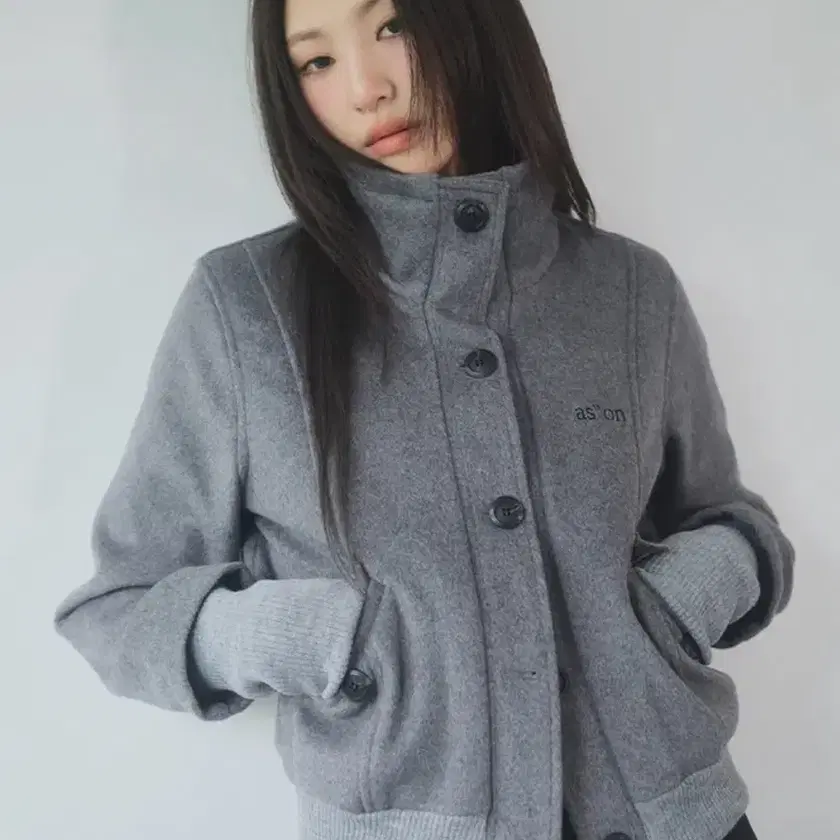Ason Jacket ASON DUMBO WOOL JACKET / GRAY on Bunjang Global Site.