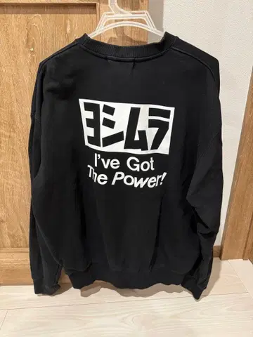 YOSHIMURA 요시무라 맨투맨 블랙 XXL