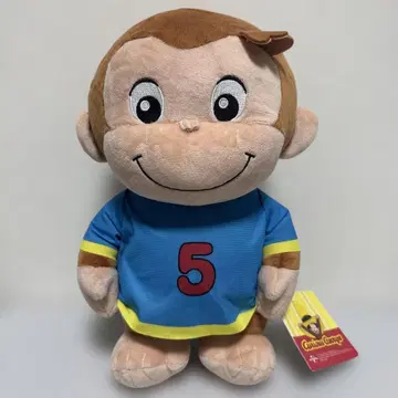 호기심 많은 조지 뚱뚱한 L 봉제 인형 티셔츠