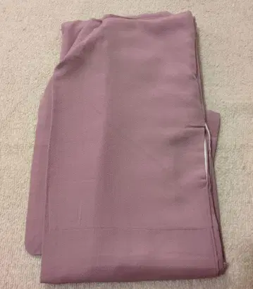 이로무지 순수 실크 라벤더 가몬 입