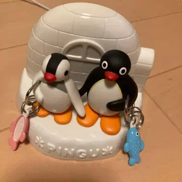 PINGU 페어 키 스탠드 핑구