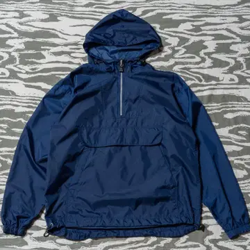 풋락커 네이비 나일론 아노락 후드티
