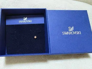 [ 한쪽 귀만 ] 스와로브스키 귀걸이 핑크 골드