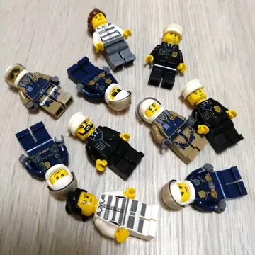 레고 LEGO 시티 미니 피규어 12개 경찰과 도둑