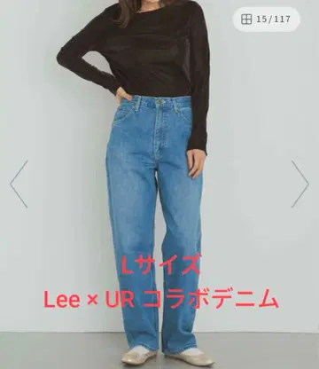 Lee x UR doors 콜라보 스트레이트 데님 L 사이즈