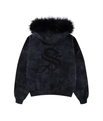 SUPPLIER 서플라이어 퍼 크로스 지퍼 후드티