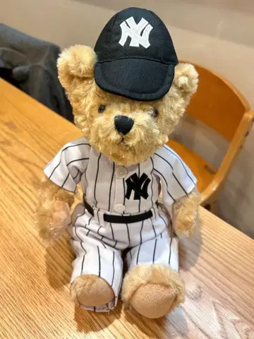 뉴욕 양키스 곰 봉제 인형 테디베어 유니폼 야구 응원
