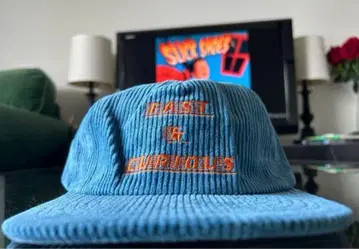 코듀로이 캡 스카이블루