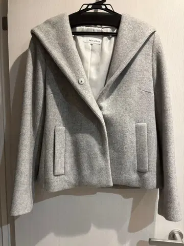 M Premier 후드 부착 울 코트