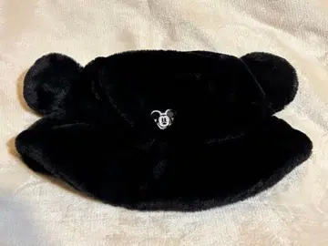 미키마우스 귀 달린 버킷햇 블랙