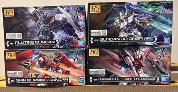 HG 건담 프라모델 4체 세트