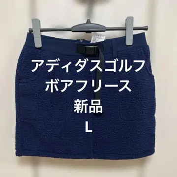 아디다스 골프 네이비 플리스 스커트 보아 스커트 속기모 새상품 가을/겨울