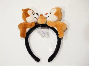 홍콩 디즈니랜드 칩과 데일 머리띠 칩데