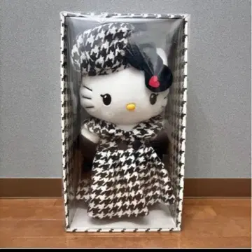 [ 공식 매장 구매품 ] 헬로키티 벌스데이 인형 흑백 걸리시 쌍둥이 코디