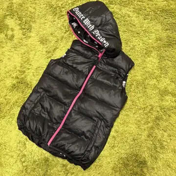 댄스 위드 드래곤 리버서블 다운 베스트 충전솜 베스트 올 패턴 사이즈 2