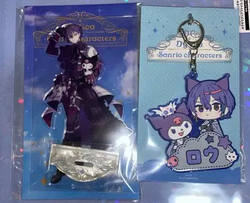 니지산지 Dytica x 산리오 코야나기 로우 아크릴 스탠드 러버 키링