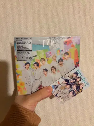 timelesz FAM CD+DVD 트레이딩 카드 포함