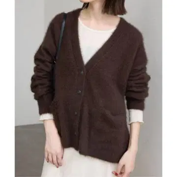 폭스 울 캐시미어 가디건 slobe iena