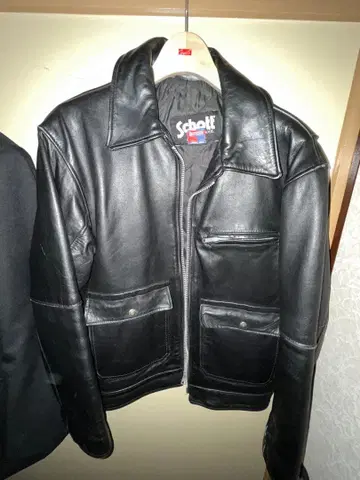 Schott 블랙 싱글 라이더 자켓